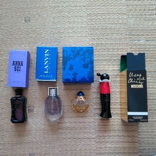 アナスイ(ANNA SUI)の香水　アナスイ、LANVIN、BOUCHERON(JAIPUR)、モスキーノ(ユニセックス)