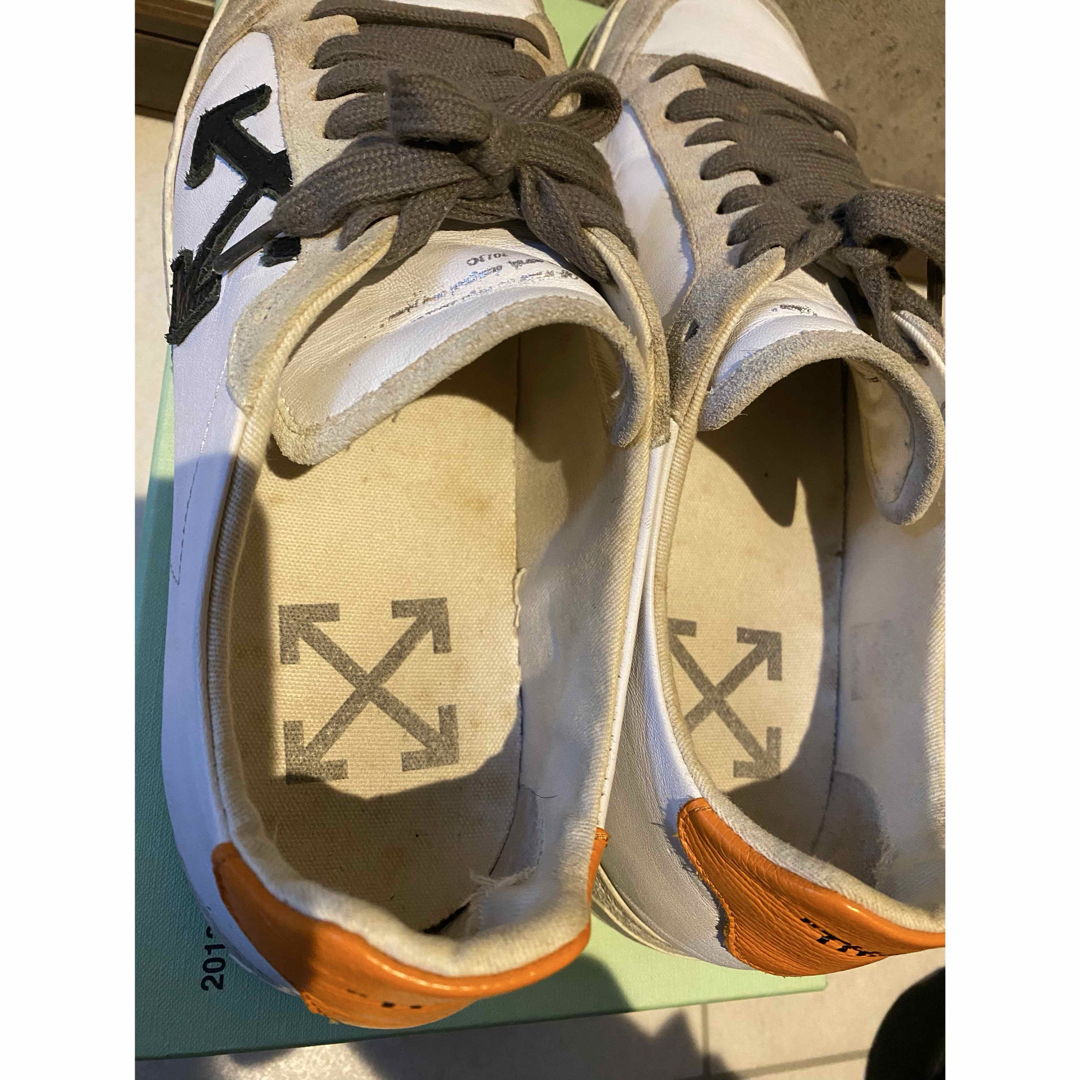 Off-White - オフホワイト スニーカー 43cm ビンテージ加工 Off-White - オフホワイト スニーカー 43cm ビンテージ加工