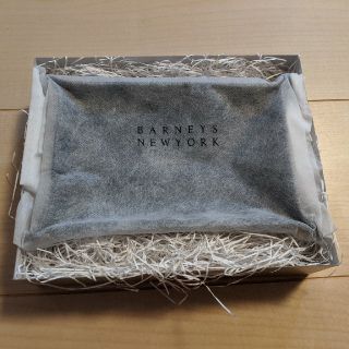 バーニーズニューヨーク(BARNEYS NEW YORK)のバーニーズニューヨーク　レザートレイ　ネイビー(小物入れ)