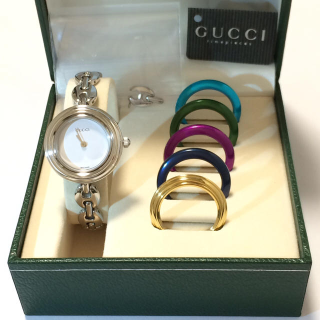 Gucci - 2.超美品 グッチ GUCCI 時計 チェンジベゼルの通販 by 夢市場 ｜グッチならラクマ