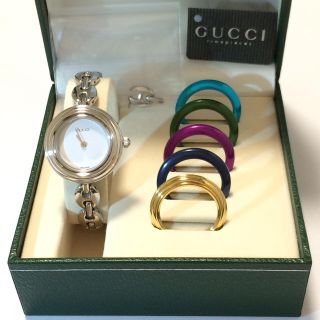 グッチ(Gucci)の2.超美品 グッチ GUCCI 時計 チェンジベゼル(腕時計)