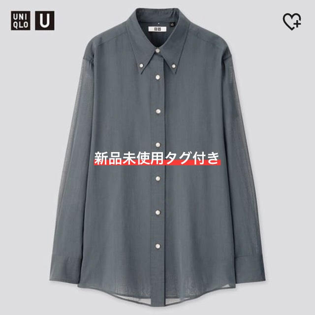 UNIQLO(ユニクロ)のUNIQLO U ボタンダウンシャツ レディースのトップス(シャツ/ブラウス(長袖/七分))の商品写真