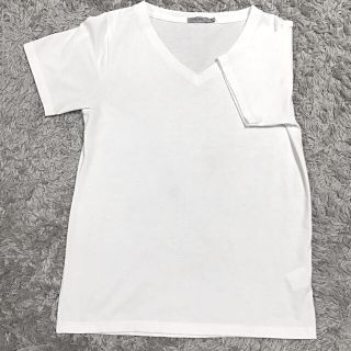 ニコアンド(niko and...)の白Tシャツ　Vネック(Tシャツ/カットソー(半袖/袖なし))