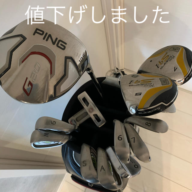 クラブ キャディーバッグ付きゴルフクラブセット