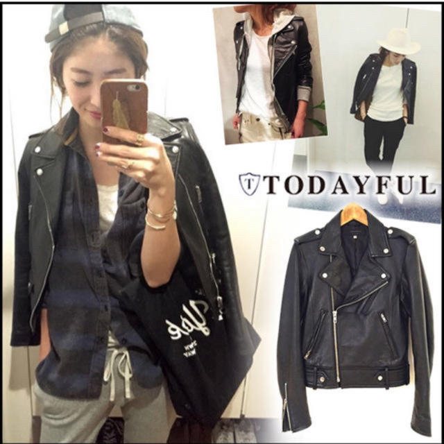 TODAYFUL(トゥデイフル)の「ライダースジャケット(ライダースジャケット)」 - WEAR - ライダースジャケット TODAYFUL(トゥデイフル)の「ライダースジャケット(ライダースジャケット)」 - WEAR - ライダースジャケット