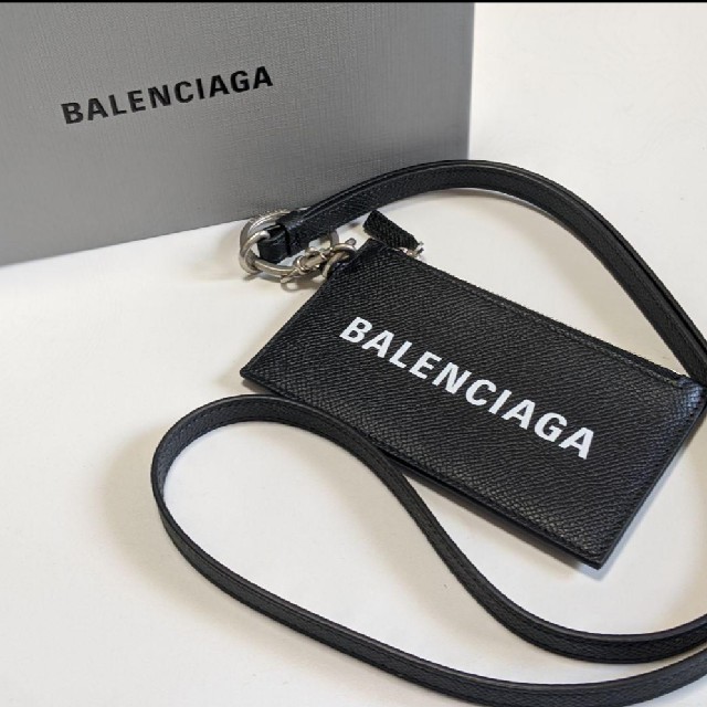 【新品】BALENCIAGA バレンシアガ キーリングカードホルダー | フリマアプリ ラクマ