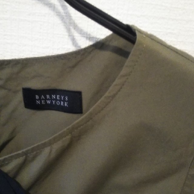 BARNEYS NEW YORK(バーニーズニューヨーク)のBARNYSNEWYORKフロントフリルブラウス レディースのトップス(シャツ/ブラウス(半袖/袖なし))の商品写真