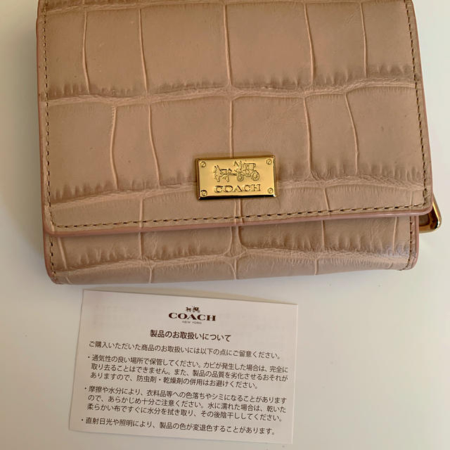 COACH(コーチ)のcoach 財布 二つ折り財布 ミニ財布 レディースのファッション小物(財布)の商品写真