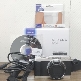 オリンパス(OLYMPUS)のOLYMPUS オリンパス SH SH-3 SILVER(コンパクトデジタルカメラ)