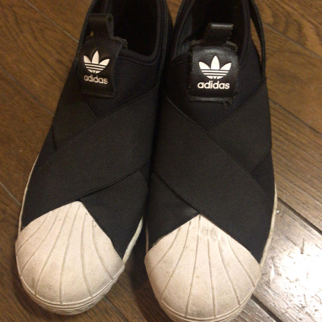 adidas アディダス スリッポン スニーカー 25cm