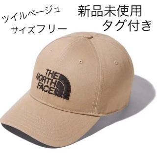 ザノースフェイス(THE NORTH FACE)の【新品未使用】ノースフェイス ロゴキャップ ツイルベージュ WB(キャップ)