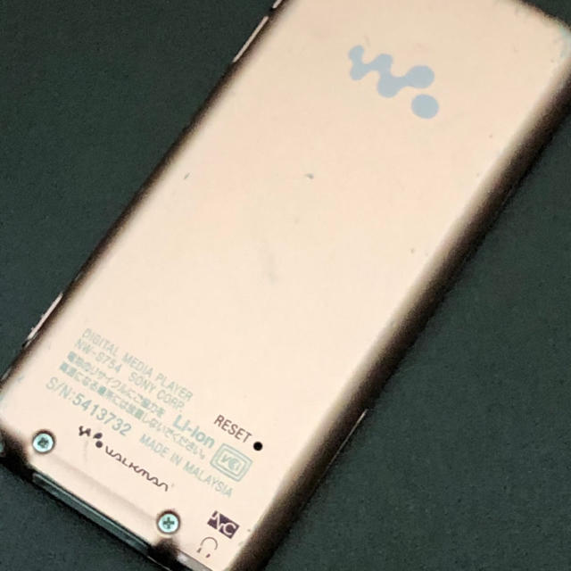 WALKMAN(ウォークマン)のウォークマン 8GB NW−S754 ピンク スマホ/家電/カメラのオーディオ機器(ポータブルプレーヤー)の商品写真