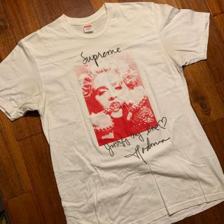 シュプリーム(Supreme)のSupreme マドンナ　tシャツ  ホワイト　Lサイズ(Tシャツ/カットソー(半袖/袖なし))