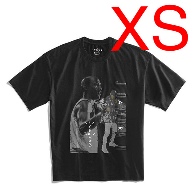 XS ナイキ ジョーダン トラビス スコット メンズ Tシャツ 黒 新品 未開封