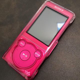 ウォークマン(WALKMAN)のウォークマン NW-S775 16GB ピンク ケース付き(ポータブルプレーヤー)