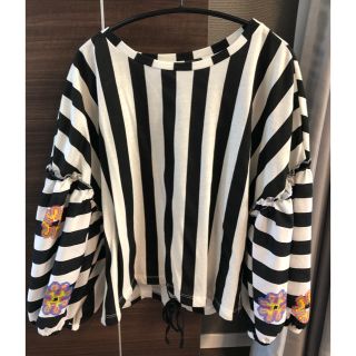 ザラ(ZARA)の【最終値下げ】ZARA ボーダーカットソー(カットソー(長袖/七分))