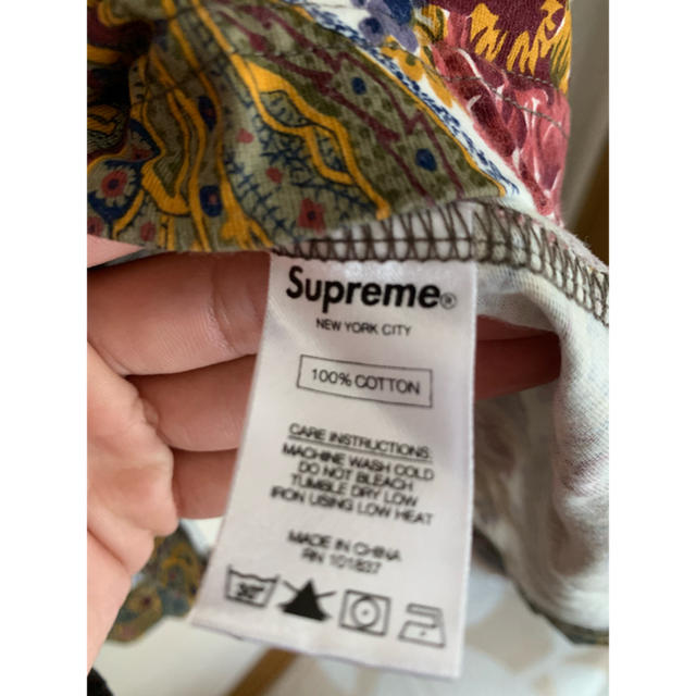 窪塚洋介着用 supreme ペイズリー ハーフジップ ポロ-