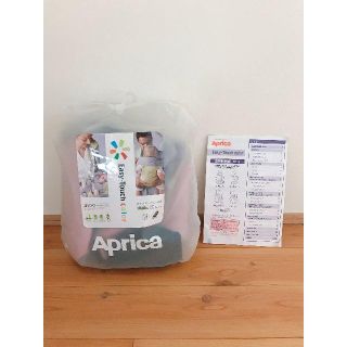 アップリカ(Aprica)の【値下げ！【ほぼ新品】新生児OK！aprica抱っこひも（パステルピンク）(抱っこひも/おんぶひも)