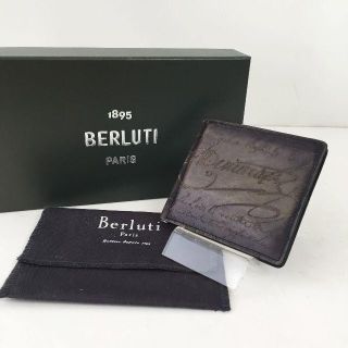 ベルルッティ(Berluti)の中古☆BERLUTI 二つ折り財布 ブラック(折り財布)