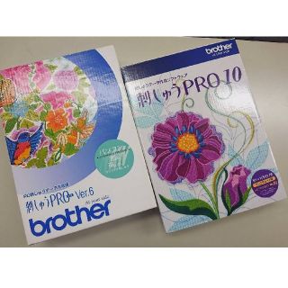 ブラザー(brother)の刺しゅうプロVer.6& Ver.10アップグレード版セット‼️(その他)