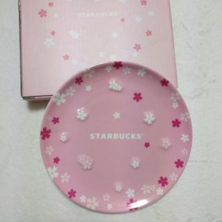 スターバックスコーヒー(Starbucks Coffee)のスターバックス ：[桜シリーズ プレート ピンク] 限定商品 さくら 皿　小皿(食器)