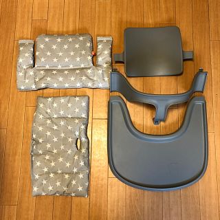 ストッケ(Stokke)のストッケ トリップトラップ  ベビーセット トレイ ベビークッション セット(その他)