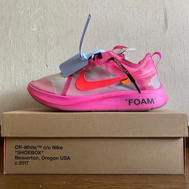 OFF-WHITE(オフホワイト)のThe 10 NIKE ZOOM FLY off-white メンズの靴/シューズ(スニーカー)の商品写真