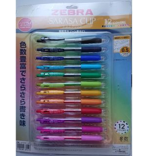 ゼブラ(ZEBRA)のゼブラ サラサクリップ 12色セット ボールペン  JJ15-CO-12C(ペン/マーカー)