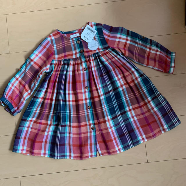 NEXT(ネクスト)の【ラスト1点】nextベビー　チェックワンピース キッズ/ベビー/マタニティのキッズ服女の子用(90cm~)(ワンピース)の商品写真