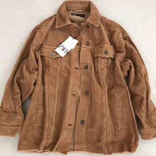 ザラ(ZARA)の値てぴ様専用！ZARAザラコーデュロイジャケットMサイズキャメルブラウンベージュ(その他)