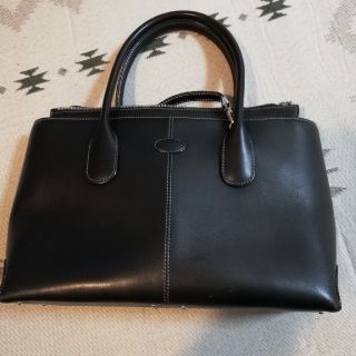 トッズ(TOD'S)のTOD'S ショルダーバッグ 美品 黒(トートバッグ)