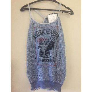 ヒステリックグラマー(HYSTERIC GLAMOUR)のヒステリックグラマー未使用キャミソール(キャミソール)