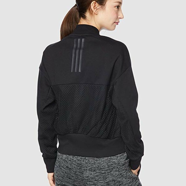 adidas(アディダス)の新品★アディダス　メッシュ　ボンバージャケット　L レディースのジャケット/アウター(ブルゾン)の商品写真