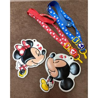 ディズニー(Disney)のディズニーリゾート ミッキーミニー　ペア　パスケース(キャラクターグッズ)