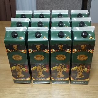 【新品未開封】本格焼酎 黒霧島 1800ml×12本 25度(日本酒)