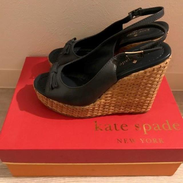 kate spade new york(ケイトスペードニューヨーク)の【新品ネイビー】chayさん着用♡Kate spade♠サンダル レディースの靴/シューズ(サンダル)の商品写真