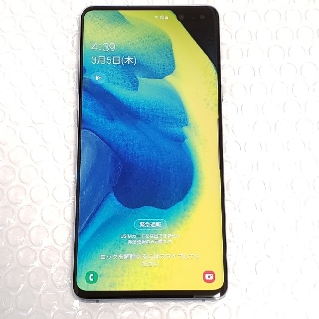 注目の 海外版 Galaxy S10 5G 256GB SIMフリー スマートフォン本体