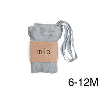 キャラメルベビー&チャイルド(Caramel baby&child )の《新品未使用》mile / baby tights - light grey(靴下/タイツ)