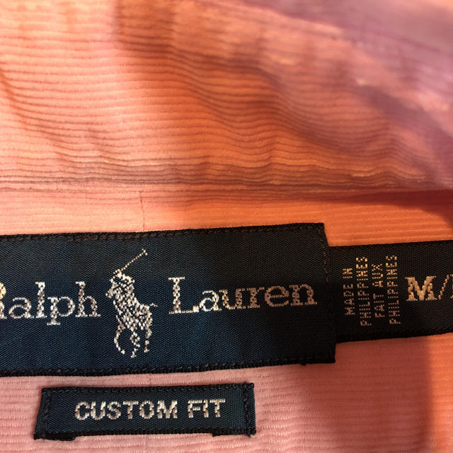 Ralph Lauren(ラルフローレン)のラルフローレン コーデュロイシャツ ピンク　サイズM メンズのトップス(シャツ)の商品写真