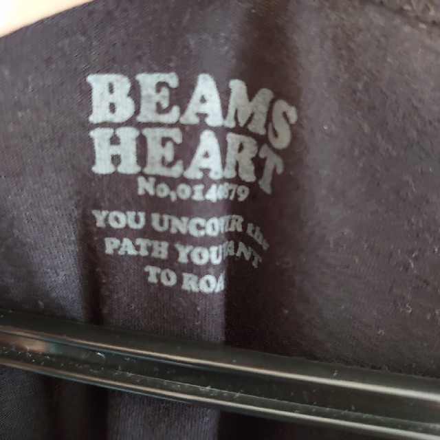 BEAMS(ビームス)のBEAMS HEART 半袖 ブラック ロング Tシャツ レディースのトップス(Tシャツ(半袖/袖なし))の商品写真