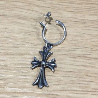 クロムハーツ(Chrome Hearts)のクロムハーツ　フープ CHクロス　ピアス　片耳用（93016714）(ピアス(片耳用))