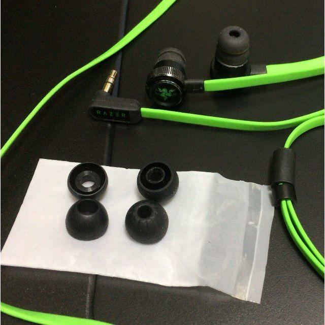 値下げ Razer Hammerhead イヤホン スマホ/家電/カメラのオーディオ機器(ヘッドフォン/イヤフォン)の商品写真