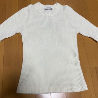 マウジー(moussy)のmoussy 半袖ニット　送料無料(カットソー(半袖/袖なし))