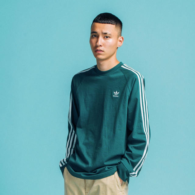 adidas(アディダス)の【最終値下げ】addidas 3STRIPES LS Tシャツ【品切れ中】 メンズのトップス(Tシャツ/カットソー(七分/長袖))の商品写真