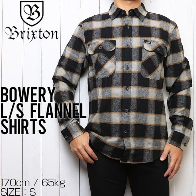 ブリクストン BOWERY L/S FLANNEL SHIRTSブリクストン