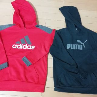 アディダス(adidas)のPUMA  アディダス　パーカー　150　adidas　プーマ(ジャケット/上着)