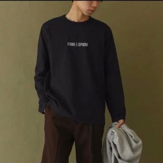 アーバンリサーチドアーズ(URBAN RESEARCH DOORS)のDOORS FORK&SPOON プリント Tシャツ アーバンリサーチドアーズ(Tシャツ/カットソー(七分/長袖))