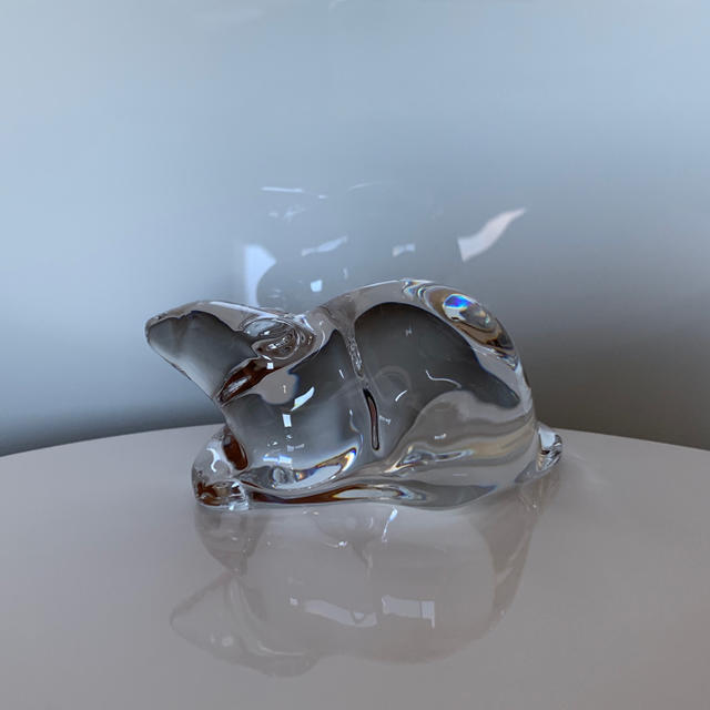 ✯ 大安売り バカラ ネズミ ねずみ 鼠 子 クリスタル 干支 置物 専用 ✯ ガラス