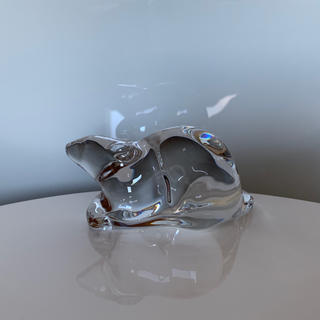 バカラ(Baccarat)の✯ 大安売り バカラ ネズミ ねずみ 鼠 子 クリスタル 干支 置物 専用 ✯(ガラス)