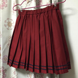 ナイスクラップ(NICE CLAUP)のナイスクラップ♡ワイン色プリーツスカート(ひざ丈スカート)